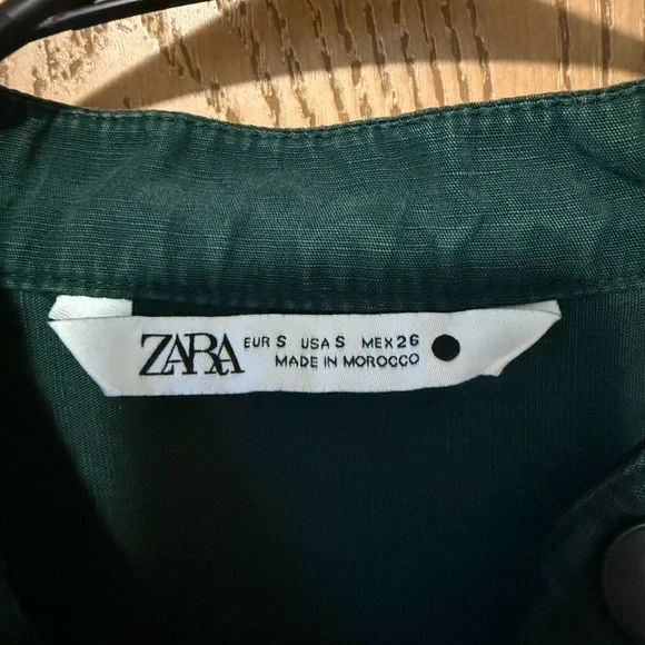 Zara Forest Green Top - Picture 2 of 4